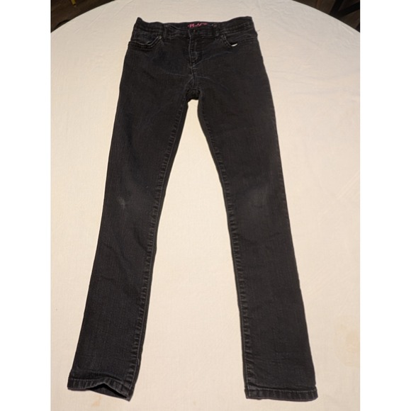 The Children's Place Other - The Childrens Place Girls Super Skinny Jeans Black Denim Slim Fit Size 14 Slim